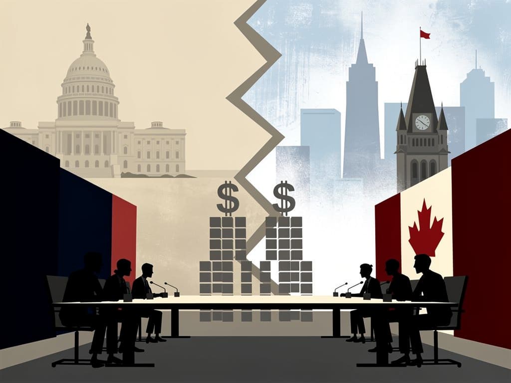 Fracasan negociaciones entre EE. UU. y Canadá; Ottawa promete represalias "dólar por dólar"
