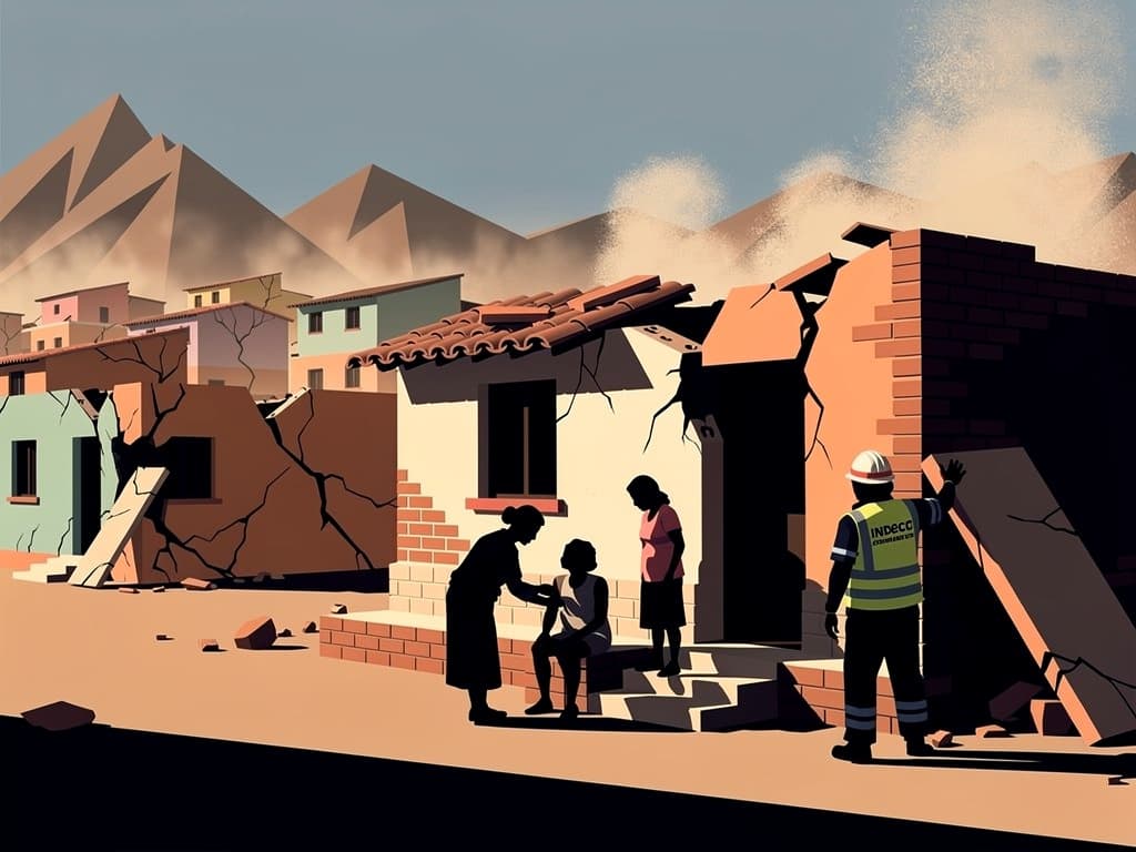 Terremoto de magnitud 7.2 en Perú deja tres heridos y daños en 122 viviendas, según Indeci