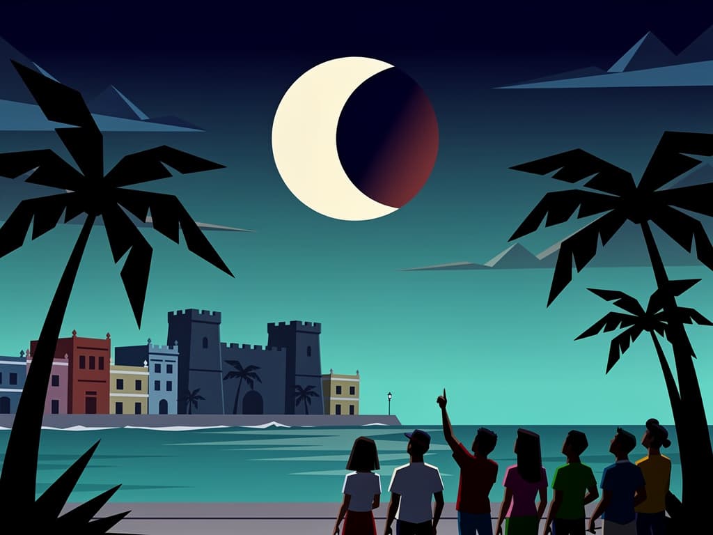Eclipse lunar parcial será visible en República Dominicana el 27 y 28 de agosto